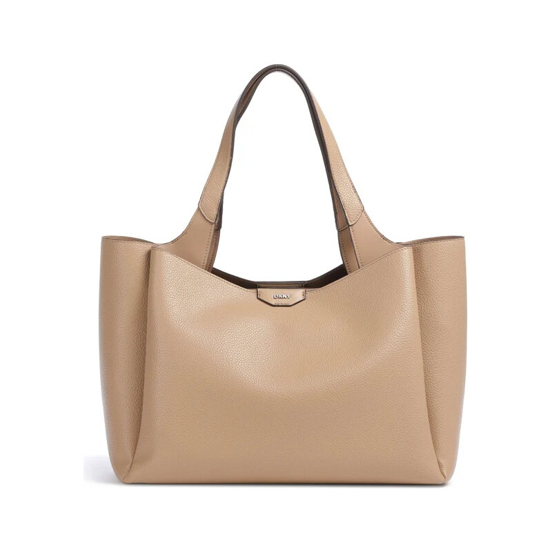 DKNY Donna Karan DKNY Willa large kabelka umělá kůže béžová