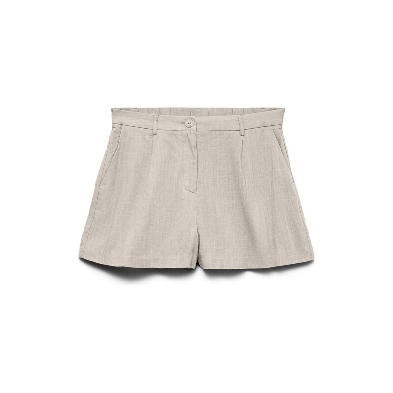 VERO MODA Kalhoty se sklady v pase VMRosie světle šedá