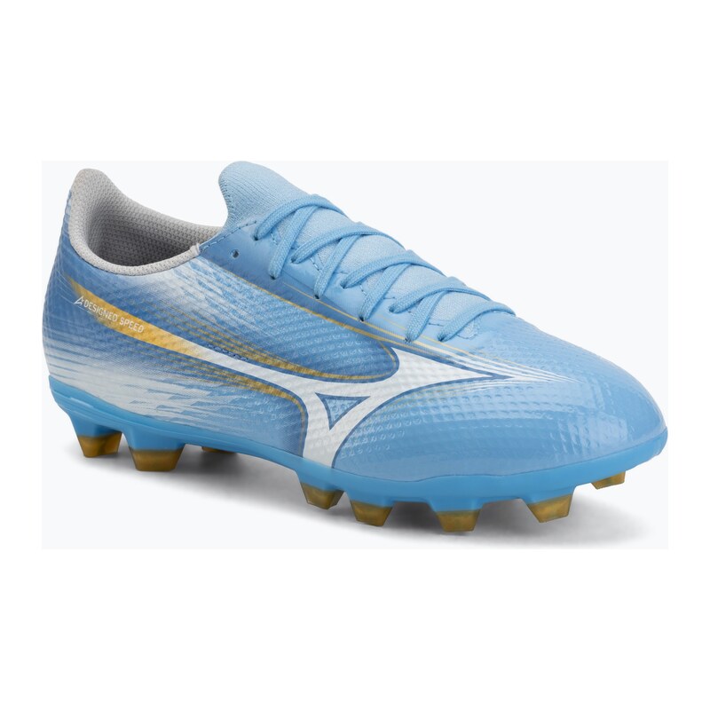 Dětské kopačky Mizuno Alfa III Select Jr FG sky blue/white