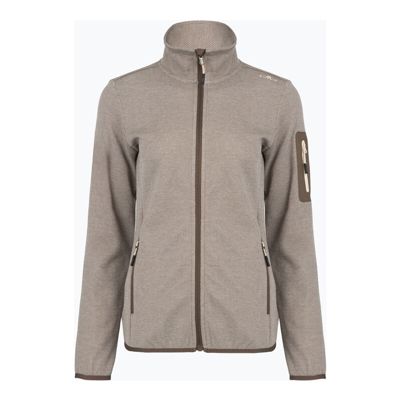 Dámská mikina CMP 34H6386 toffee/cream