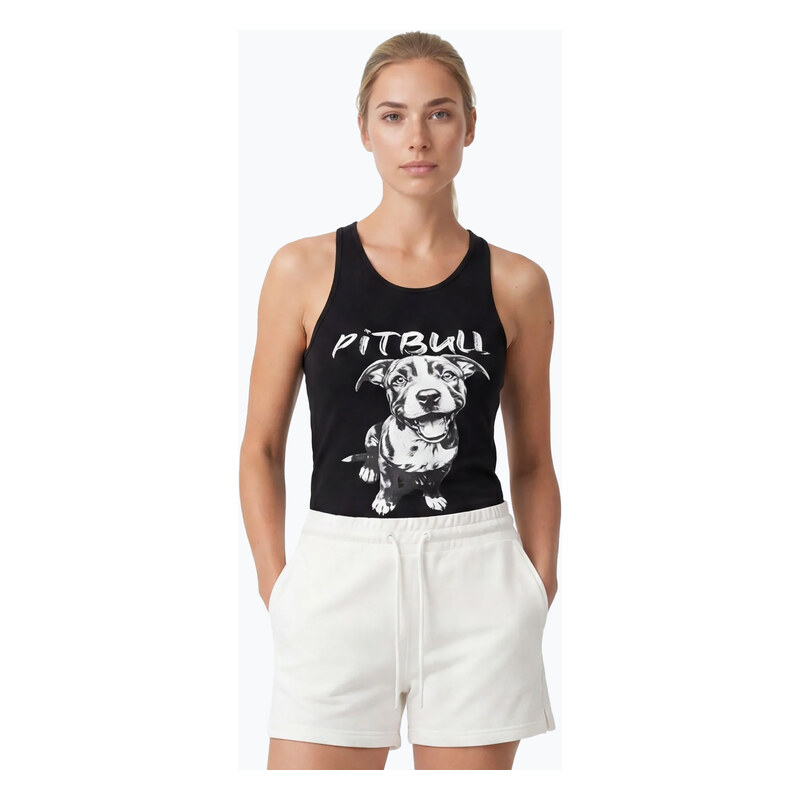 Dámské tričko Pitbull Puppy 2 Tank Top black