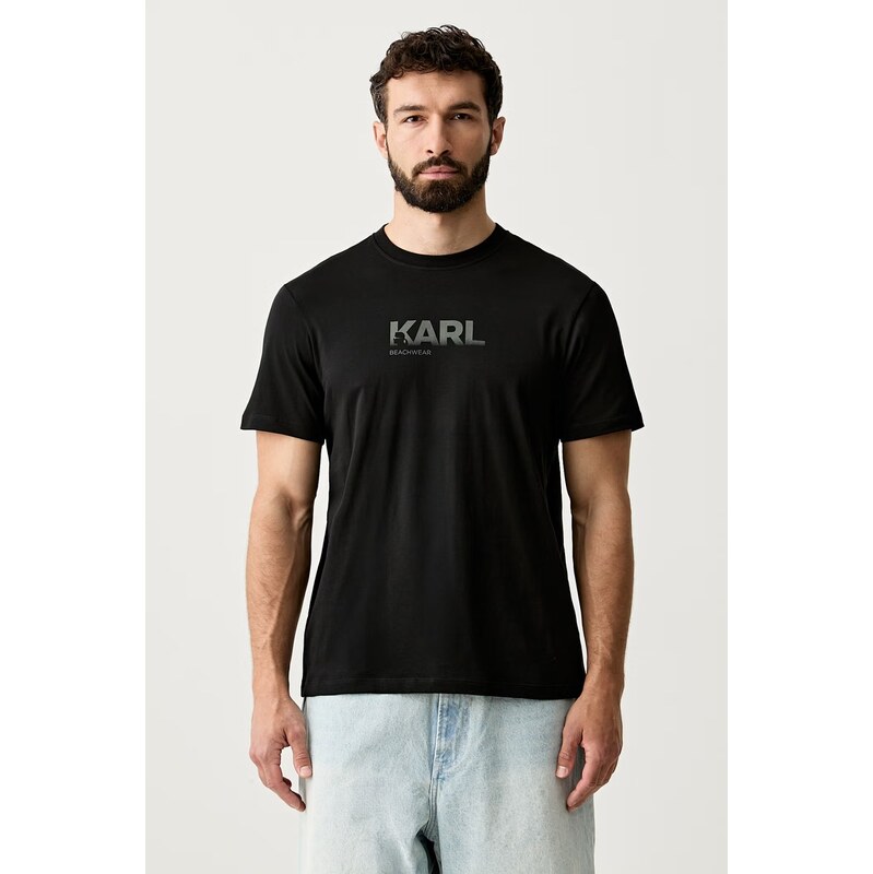 Karl Lagerfeld tričko pánské bavlněné