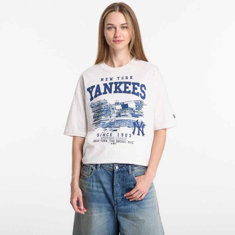 Tričko New Era MLB Slub Stadium OS Tee New York Yankees UNISEX
