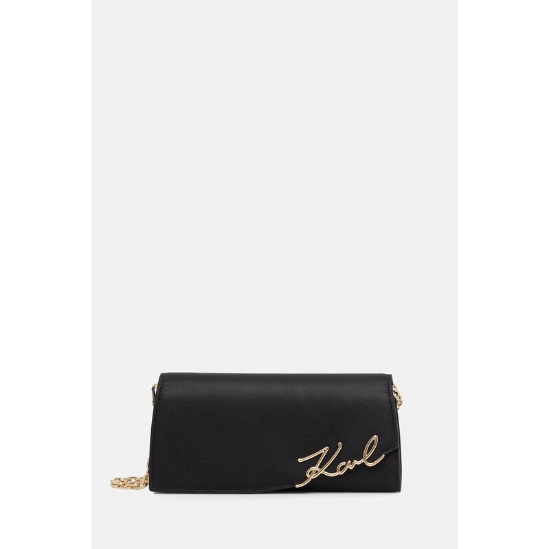 Karl Lagerfeld crossbody kabelka dámská kožená K/SIGNATURE