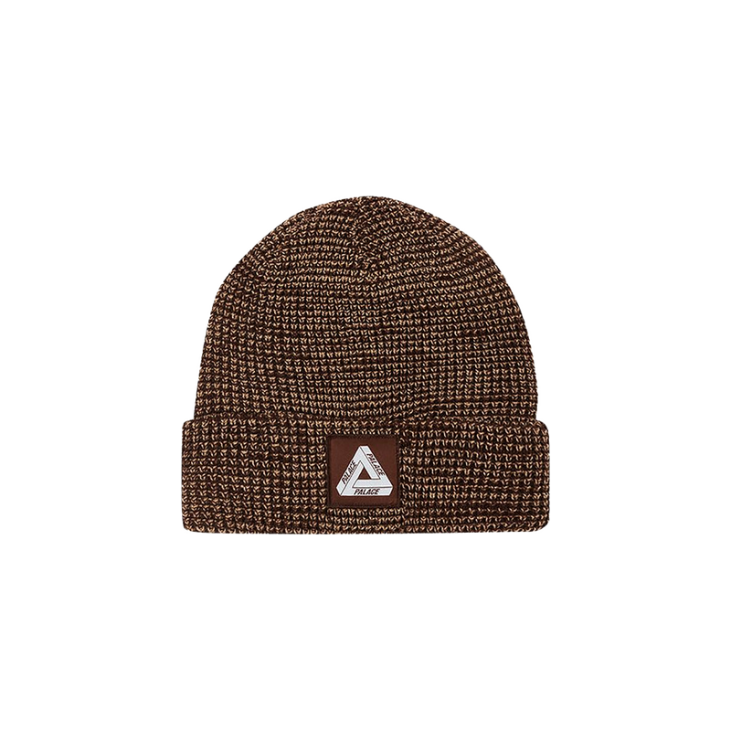 Palace Tri-Freg Patch Beanie Brown
