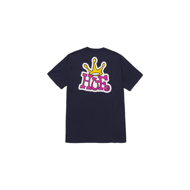 HUF Crown Tee Navy