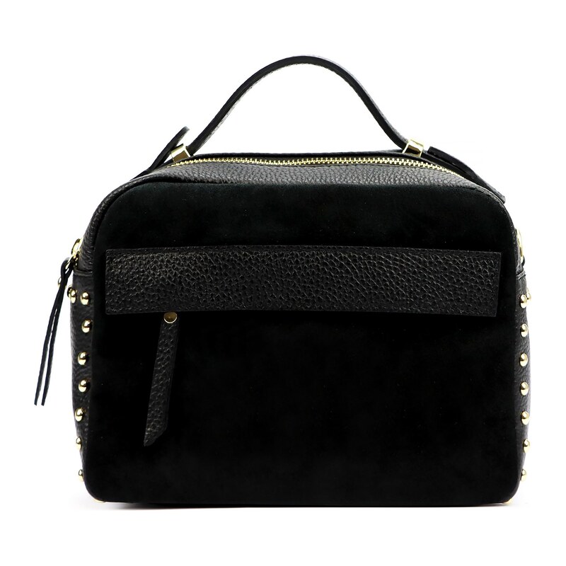 Kožená crossbody kabelka Luka 25-062 DL černá