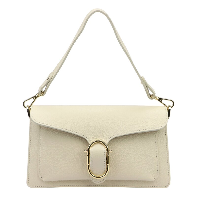 Kožená crossbody kabelka Luka 26–126 béžová