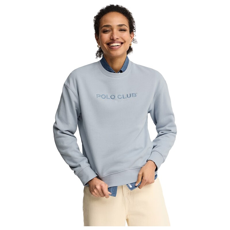 Mikina Polo Club Blaugrau 5062509