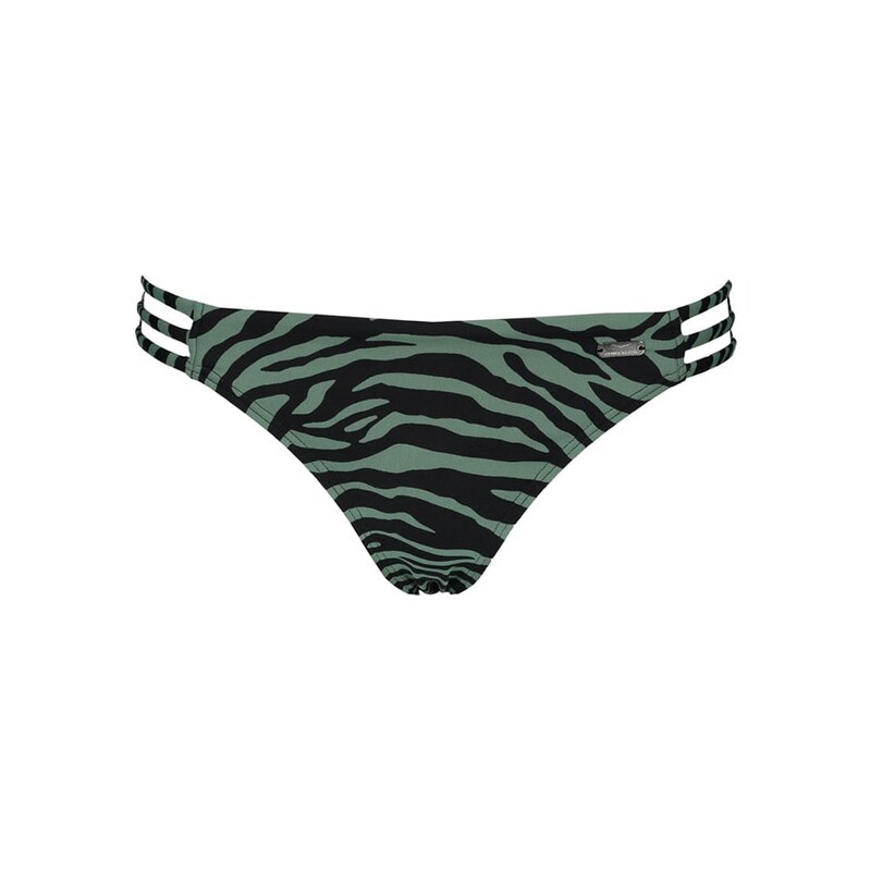 Plavky spodní díl Venice Beach Oliv/ Schwarz 3901857