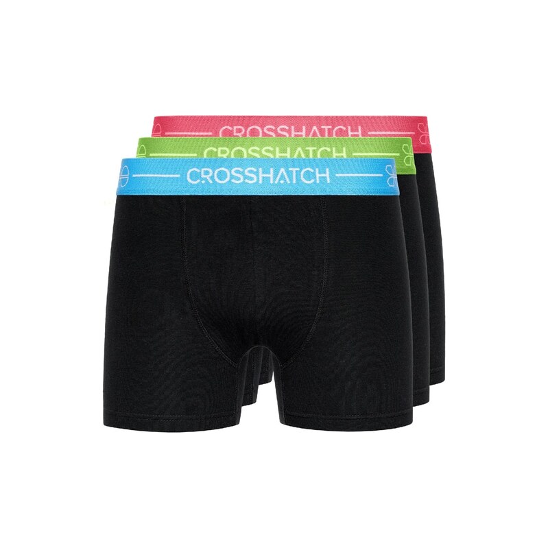 Boxerky Crosshatch Black 141429