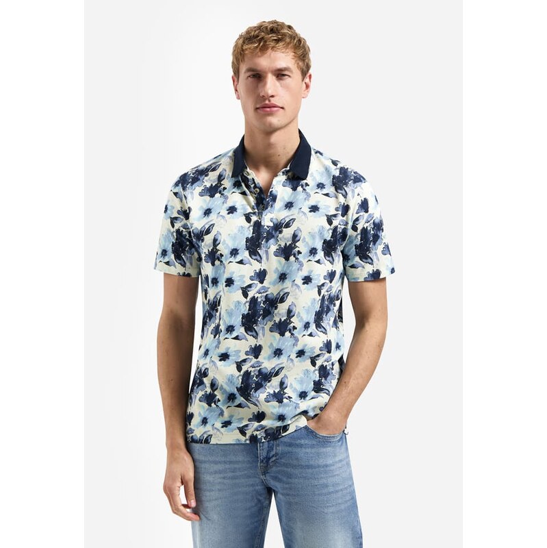 Tričko No Excess Creme/ Hellblau/ Dunkelblau 6245030