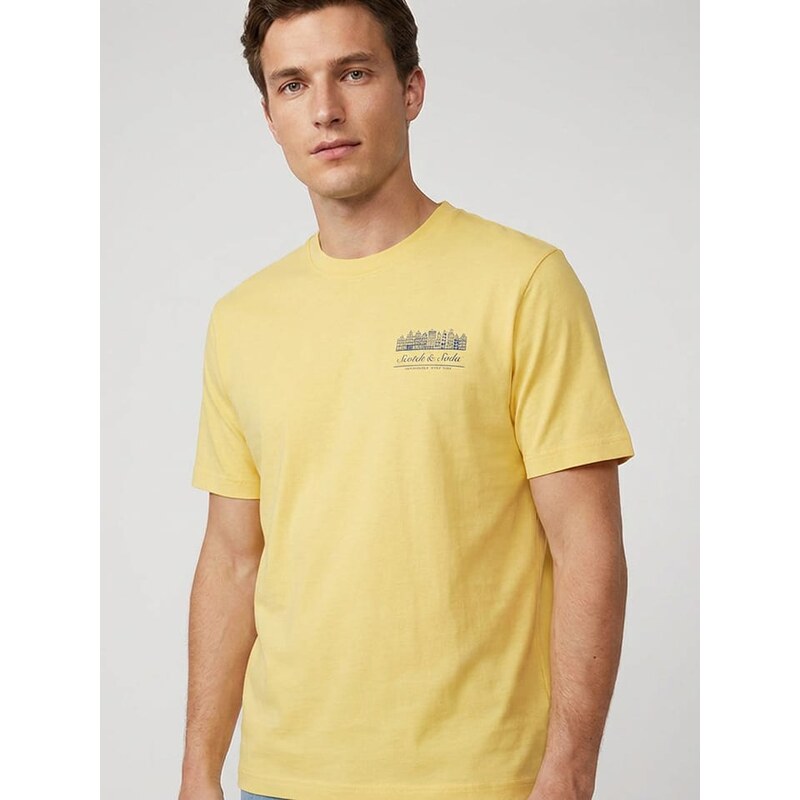 Tričko Scotch & Soda Gelb 3711784