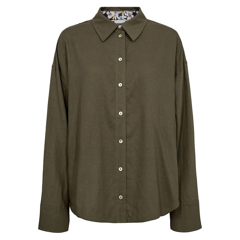 Košile NÜMPH Khaki 7949752