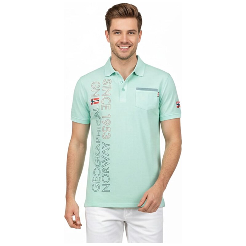 Tričko Geographical Norway Mint 3841346