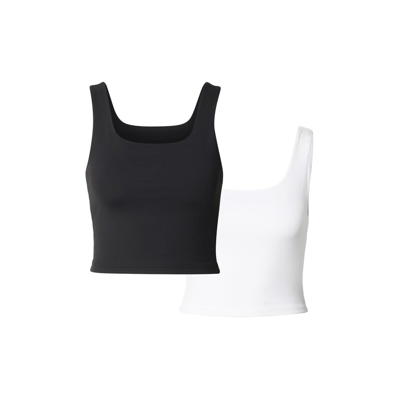Urban Classics Top černá / bílá
