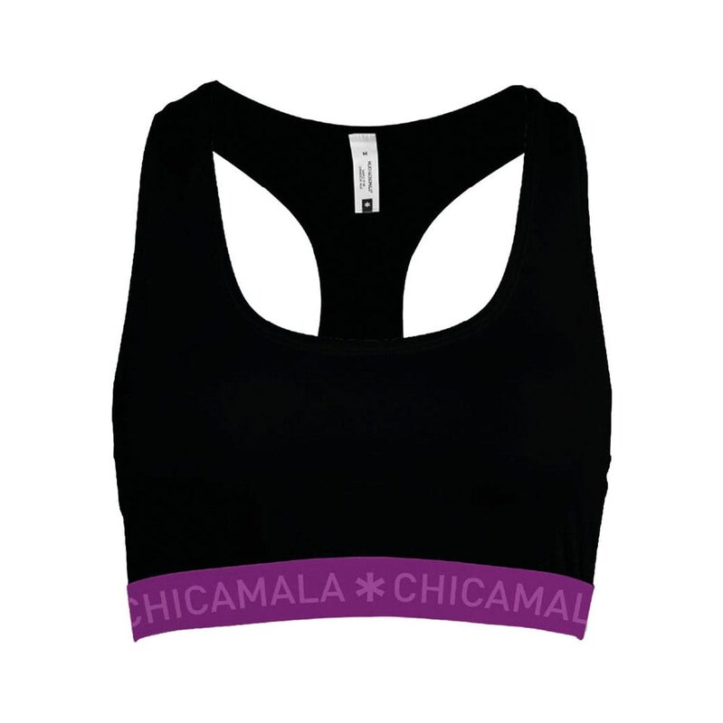 Sportovní podprsenka Muchachomalo Schwarz/ Lila 6020855
