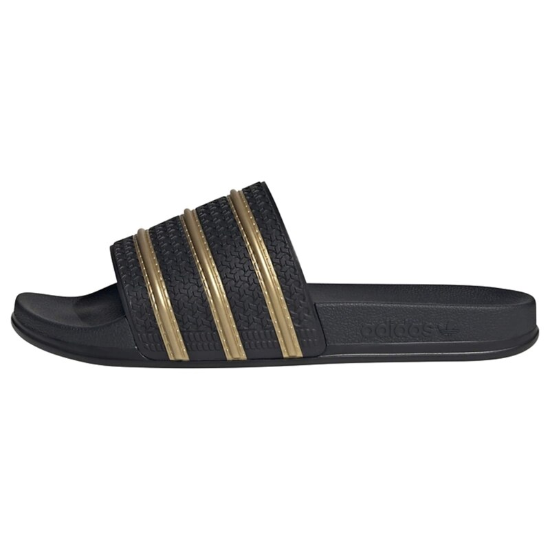 ADIDAS ORIGINALS Pantofle Adilette zlatá / černá
