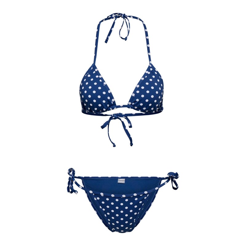 ONLY Bikiny ONLMaseille námořnická modř / bílá