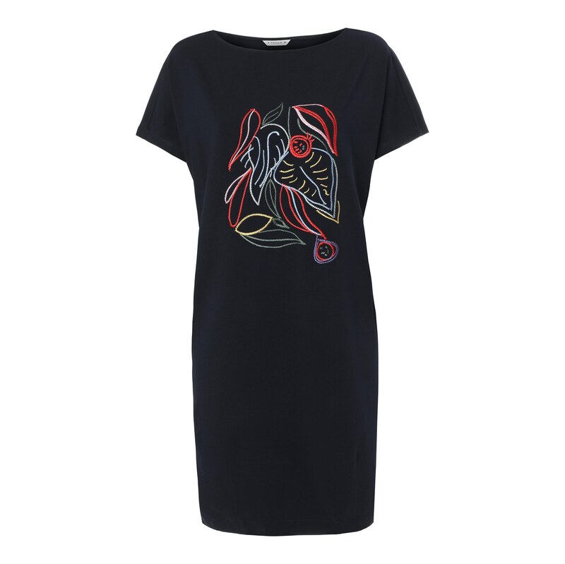 TATUUM Šaty Klara námořnická modř / žlutá / červená / bílá
