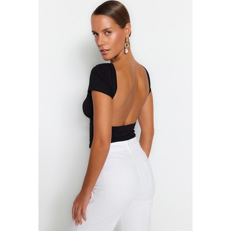Tričko trendyol Schwarz 7647851
