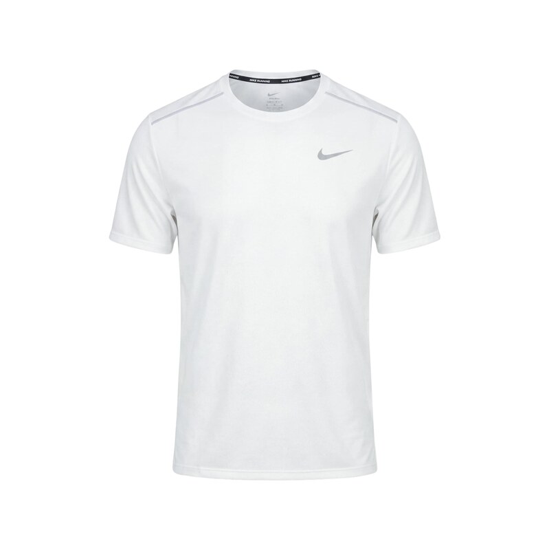 NIKE Funkční tričko MILER šedá / bílá