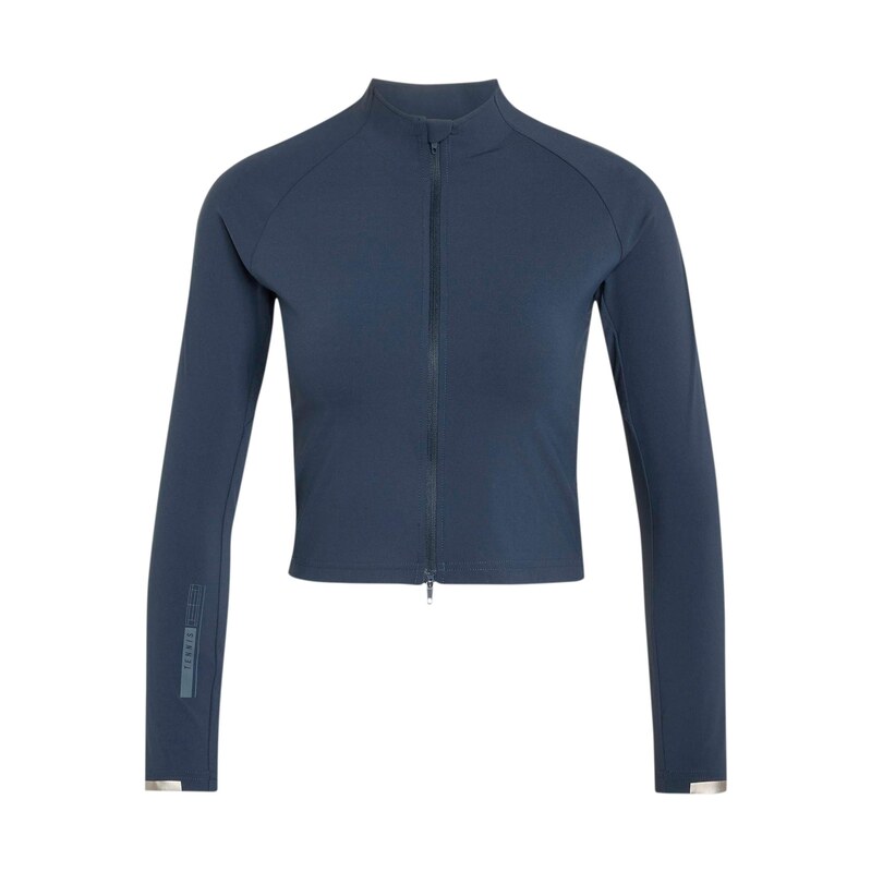 ADIDAS PERFORMANCE Sportovní mikina PRO marine modrá / stříbrná
