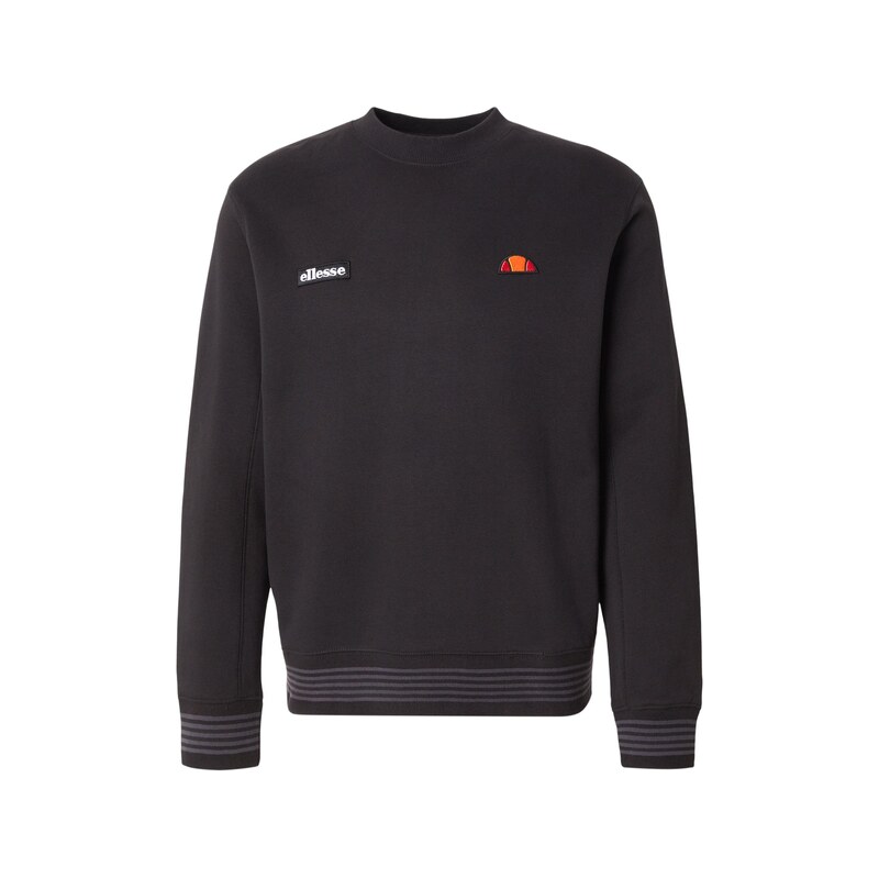 ELLESSE Mikina Verazo šedobéžová / černá / bílá