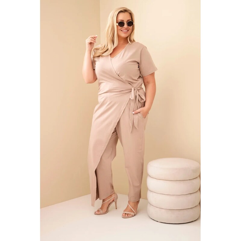 Kesi Dámský overal Plus Size 8260