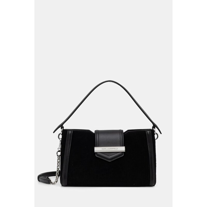 Karl Lagerfeld crossbody kabelka dámská semišová