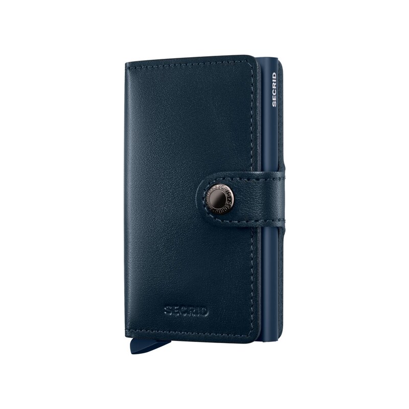 Kožená peněženka SECRID Miniwallet Original Navy-Navy modrá