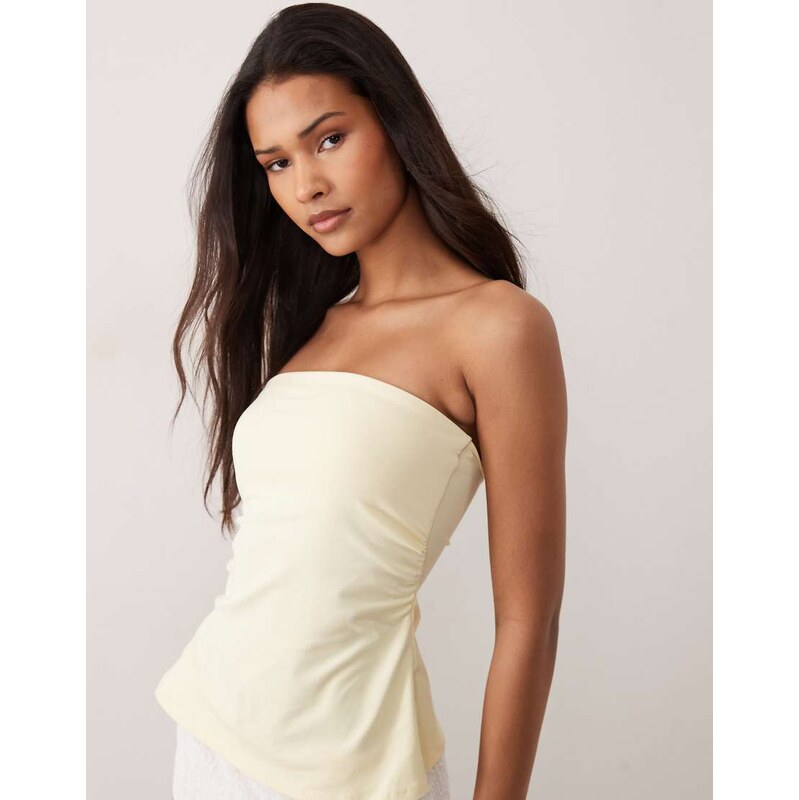 Supre sleek thea bandeau in iced yellow