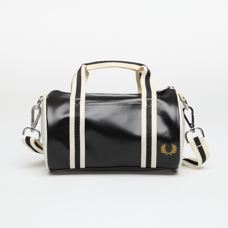 Taška Fred Perry Classic Mini Barrel Bag Black/ Ecru Universal