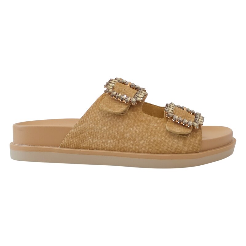 Béžové nazouváky Laura Biagiotti Splash Beige
