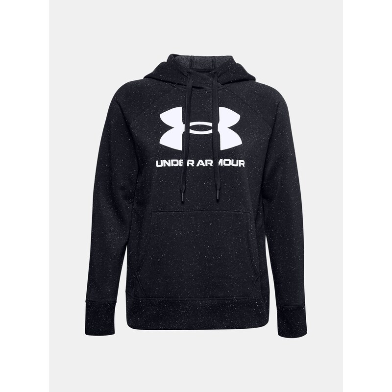 mikina Under Armour Rival Fleece Logo Hoodie Wmn Black