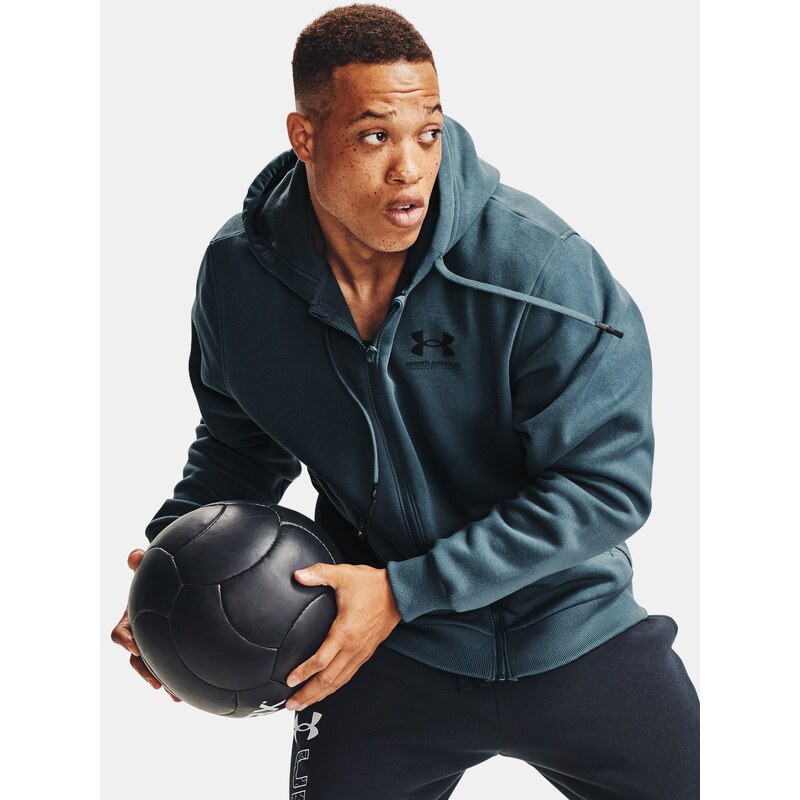 mikina Under Armour Rival Fleece AP FZ HD an Blue