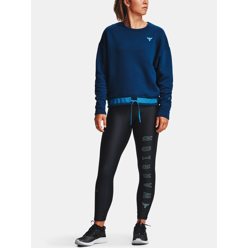 Mmikina Under Armour Prjct Rock CC Fleece Crew Wmn Blue