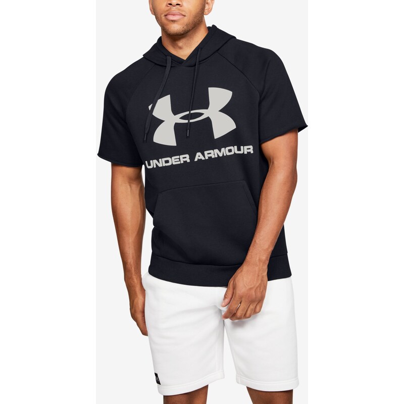 mikina Under Armour Rival Fleece Logo Ss Hoodie an Black