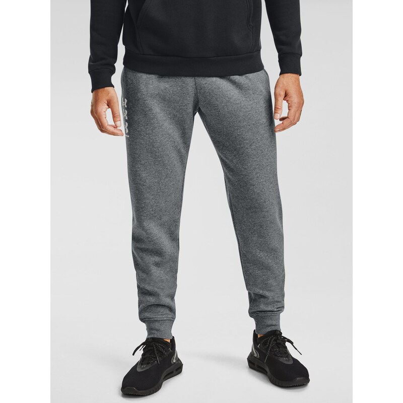 Tepláky Under Armour Rival Flc Multilogo Jgs Man Gray