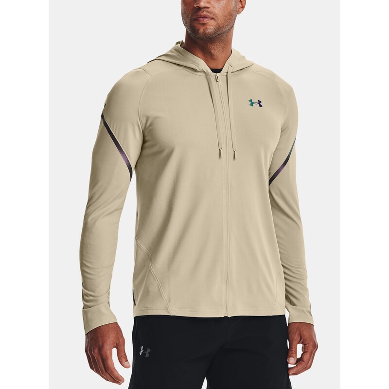 Mmikina Under Armour Rush FZ Hoodie Man Brown