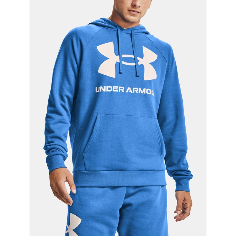 Mmikina Under Armour Rival Fleece Big ogo HD Man Blue