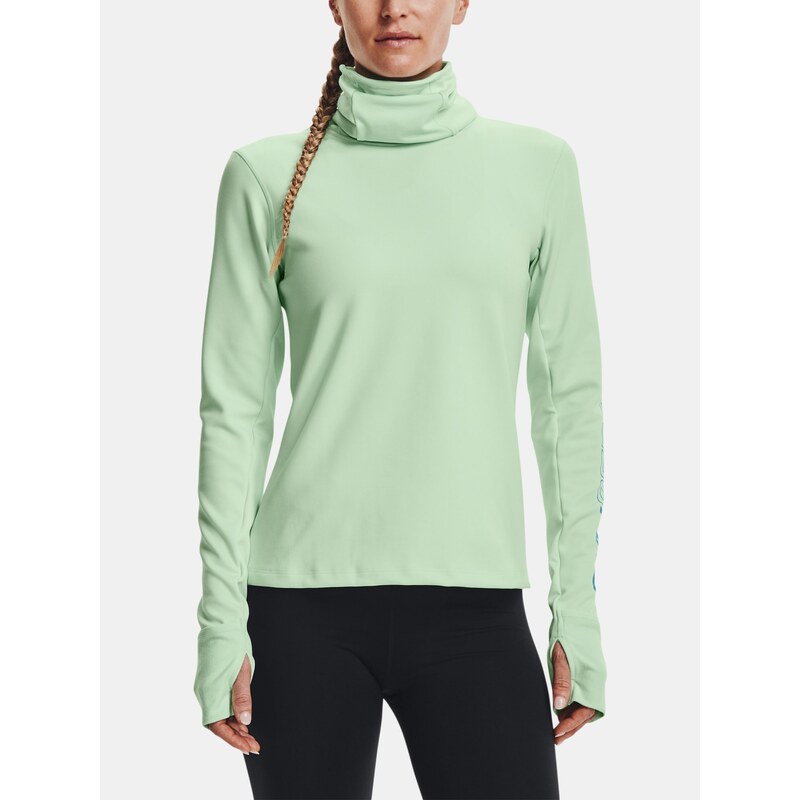 Triko Under Armour Empowered Funnel Wmn Green