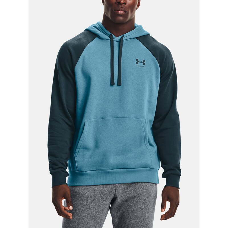 Mmikina Under Armour Rival Flc Colorblock Hd Man Blue