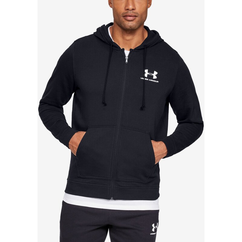 Mmikina Under Armour Sportstyle Terry Fz Man Black