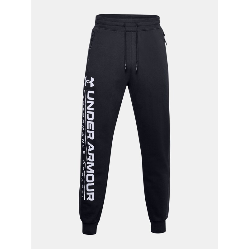 Tepláky Under Armour Rival Flc AMP Jgs Man Black