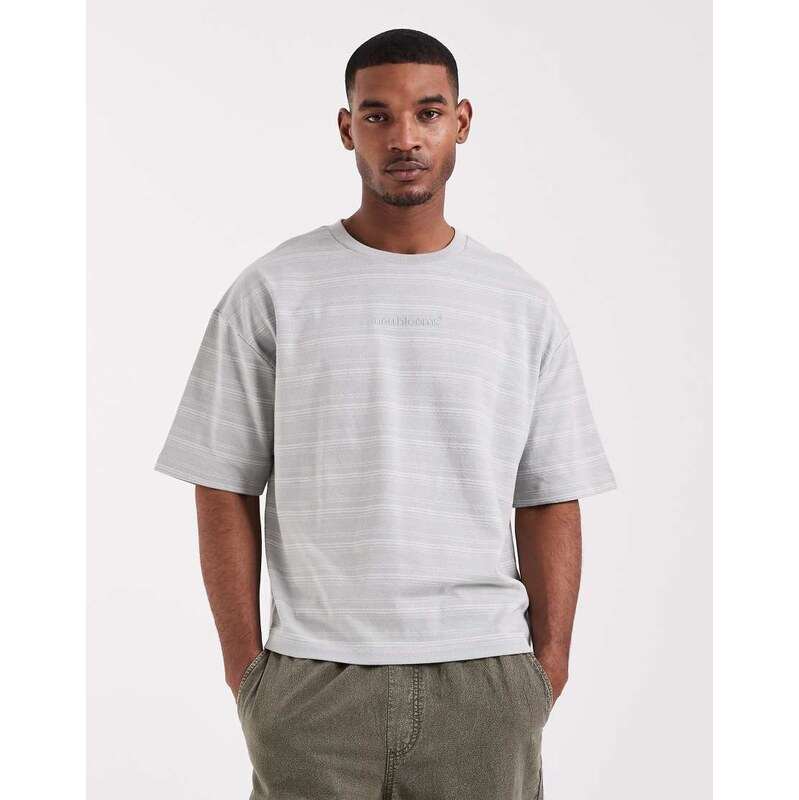 ASOS DESIGN heavyweight boxy oversized t-shirt with embroidery