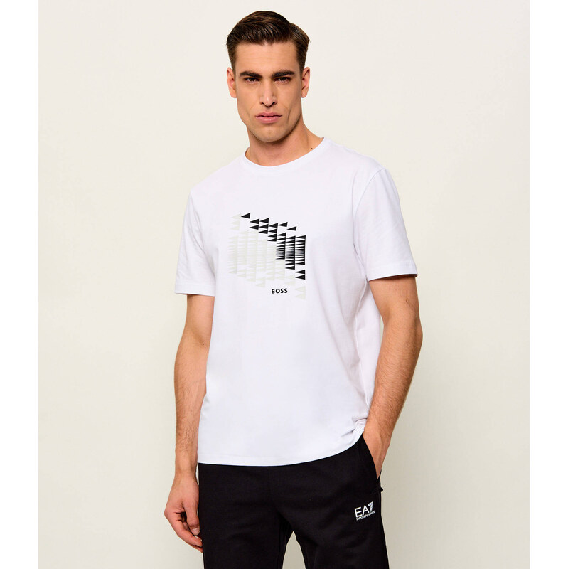BOSS GREEN Tričko TS_Network Flag | regular fit