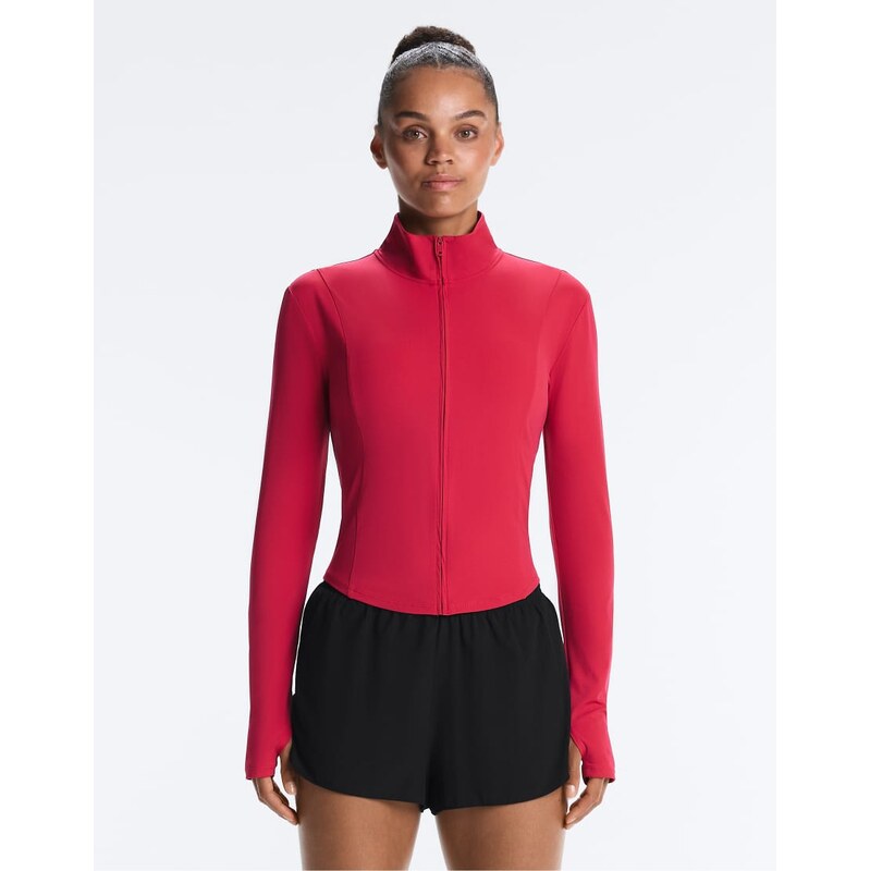 OYSHO Short light touch technical jacket in red