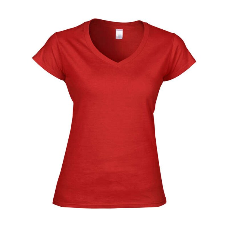 Gildan SOFTSTYLE LADIES V-NECK T-SHIRT Azalea –