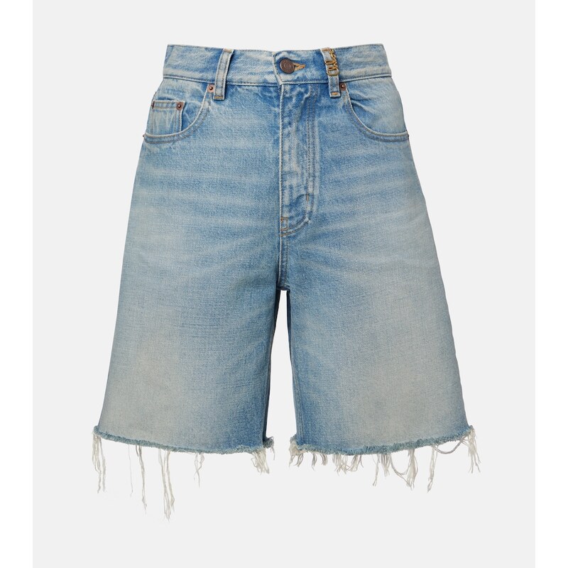 Chloe ChloÃ Faded denim shorts